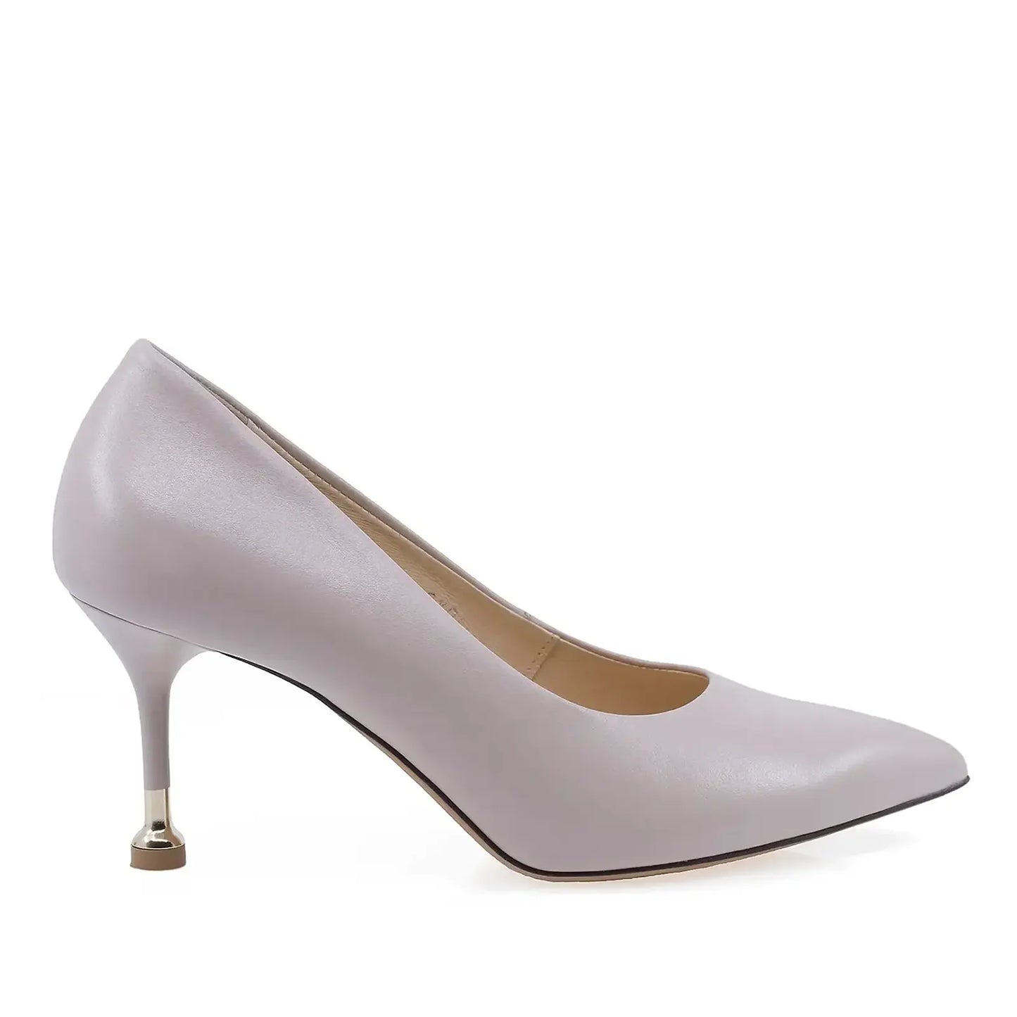 Pantofi dama eleganti Anna Viotti piele naturala D3239 ecru