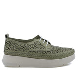 Pantofi Dama Casual Anna Viotti Piele naturala D43-53-L17 verde