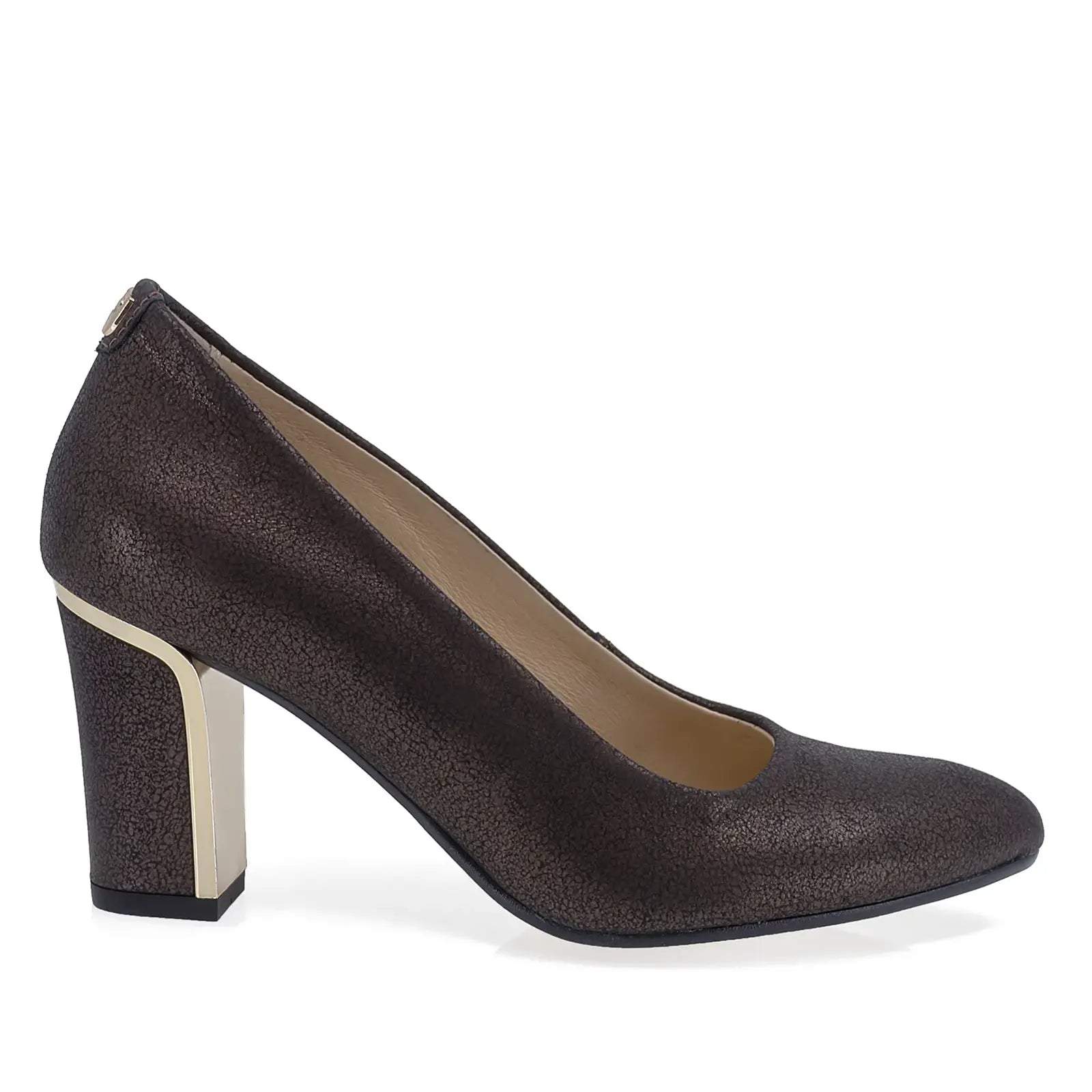 Pantofi dama eleganti Anna Viotti piele naturala D63-1198Z-105 maro