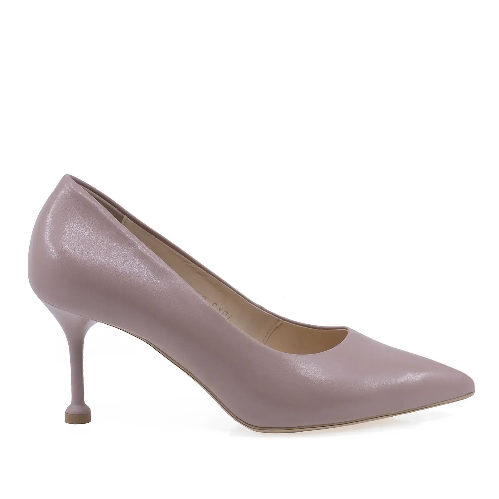 Pantofi dama eleganti Anna Viotti piele naturala D3239 pudra