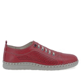 Pantofi Dama Casual Anna Viotti Piele naturala D74-6019 rosu