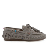 Pantofi Dama Casual Anna Viotti Piele intoarsa D116-2657-11R gri