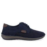 Pantofi barbati casual Goretti piele nabuc B36-9506-1 bleumarin