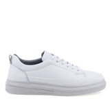 Pantofi barbati casual Goretti piele naturala B68-1030 alb