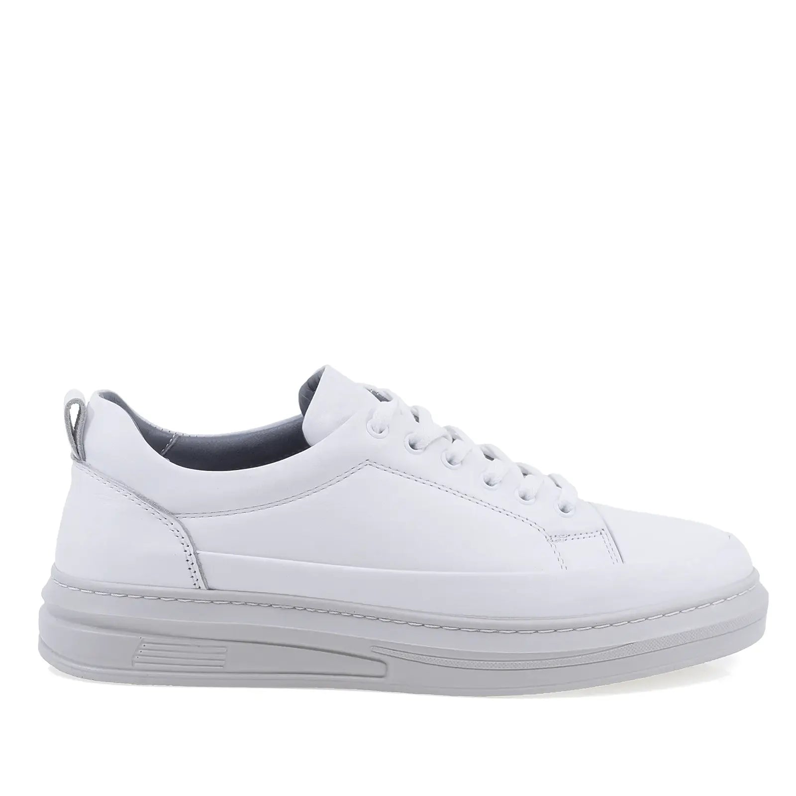 Pantofi barbati casual Goretti piele naturala B68-1030 alb