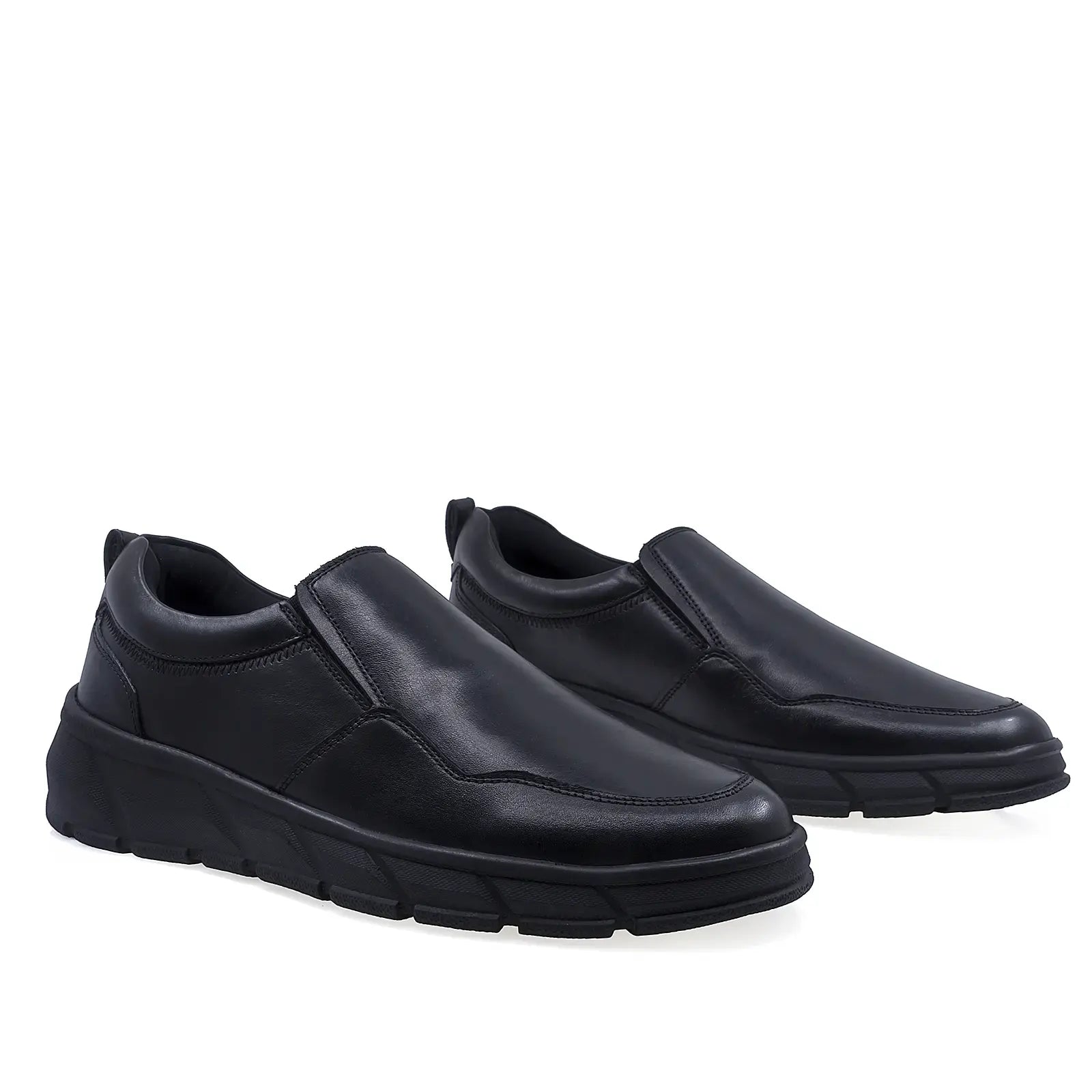 Pantofi barbati casual Goretti piele naturala B200-90182 negru