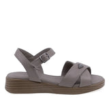 Sandale dama casual Anna Viotti piele naturala D72-25-995 gri