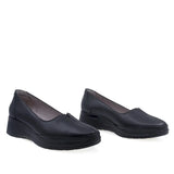 Pantofi Dama Casual Anna Viotti Piele naturala  D50-5781 Negru