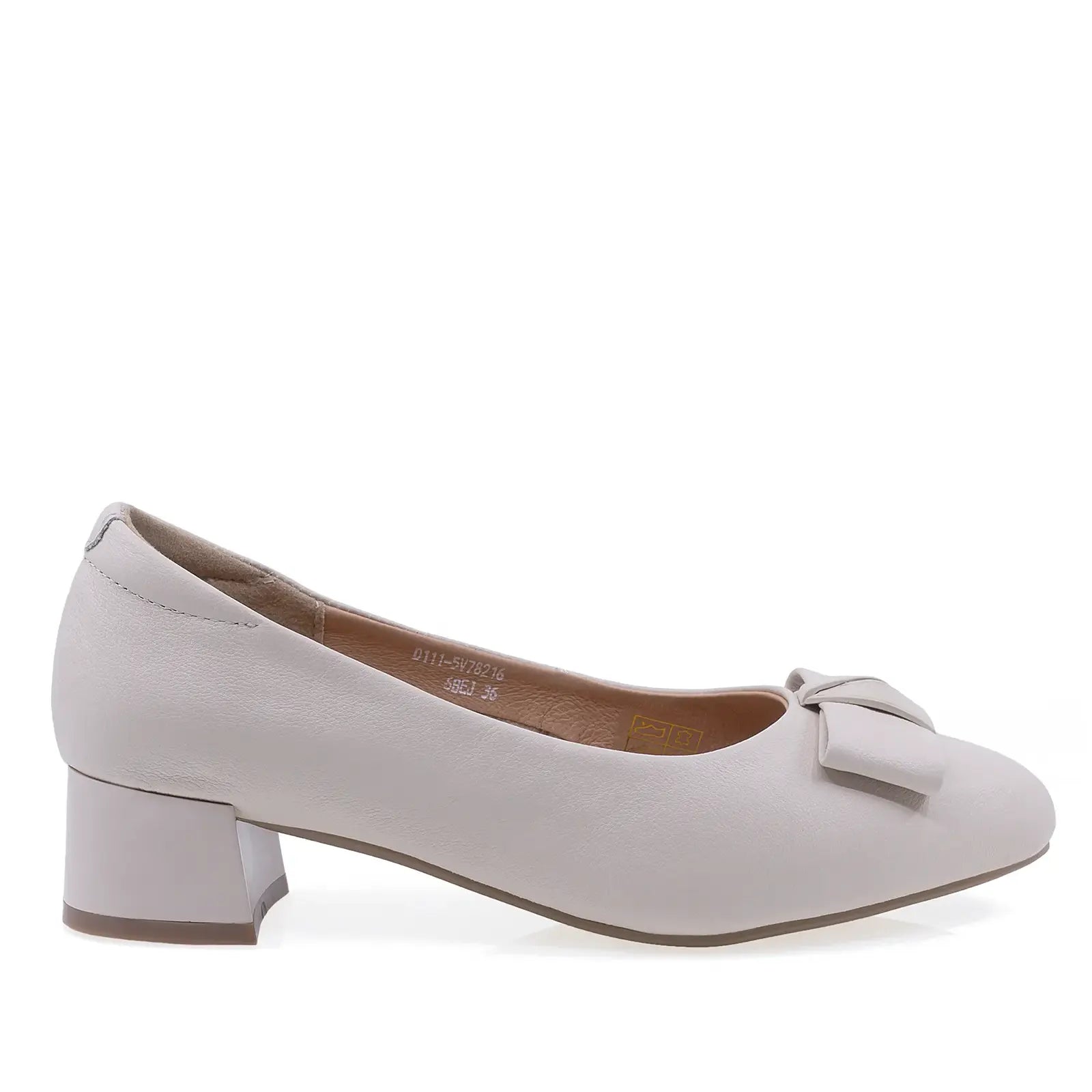 Pantofi dama eleganti Anna Viotti piele naturla D111-5V78216-6 bej