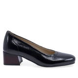 Pantofi dama eleganti Anna Viotti piele lacuita D63-1017 negru