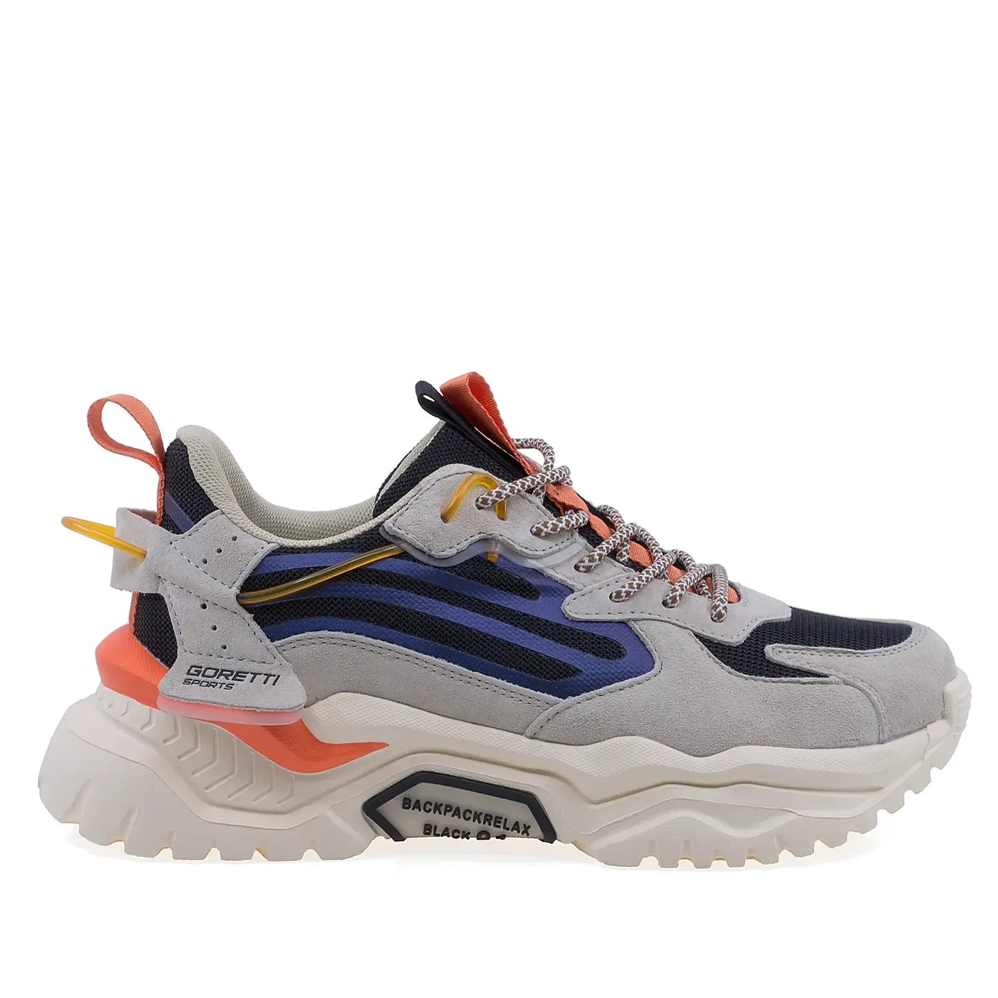 Pantofi Barbati Sport Goretti piele intoarsa B100-CL29031 bej