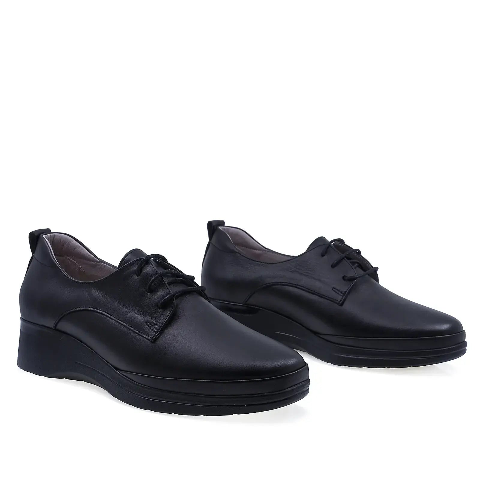 Pantofi Dama Casual Anna Viotti Piele naturala D50-5780 Negru