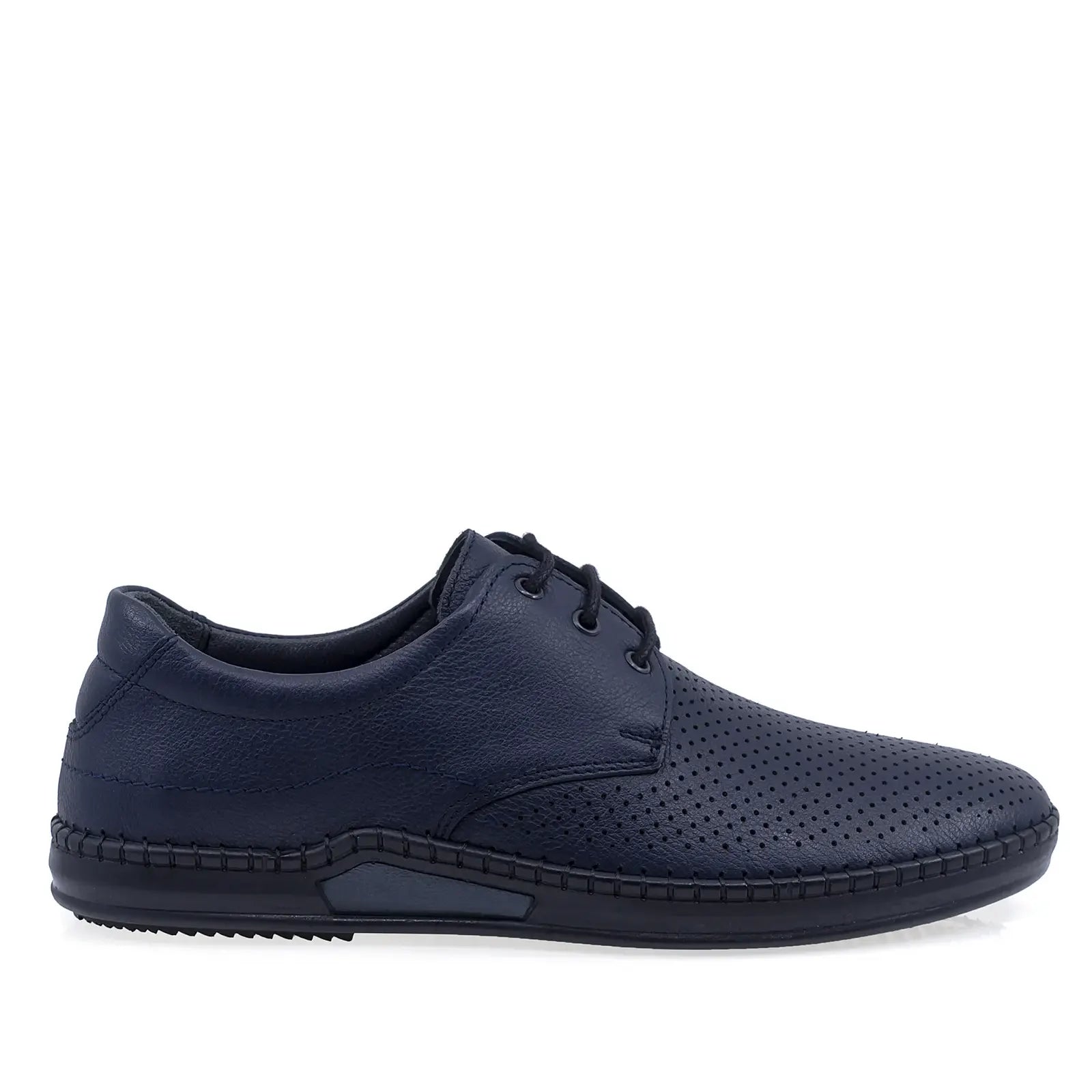 Pantofi barbati casual Goretti piele naturala B36-1030 bleumarin