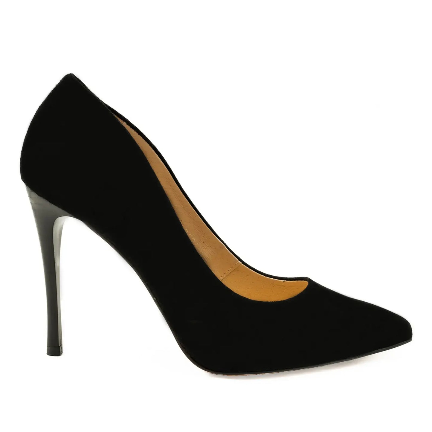 Pantofi dama eleganti Kordel piele intoarsa D1242 negru