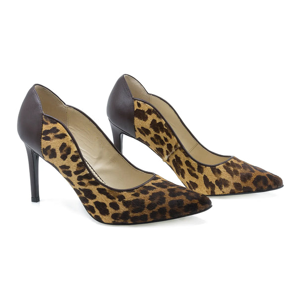 Pantofi dama Guban din piele naturala D1346 leopard-1