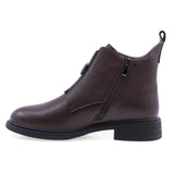 Ghete Dama Casual Anna Viotti Piele Naturala D111-B30058 maro