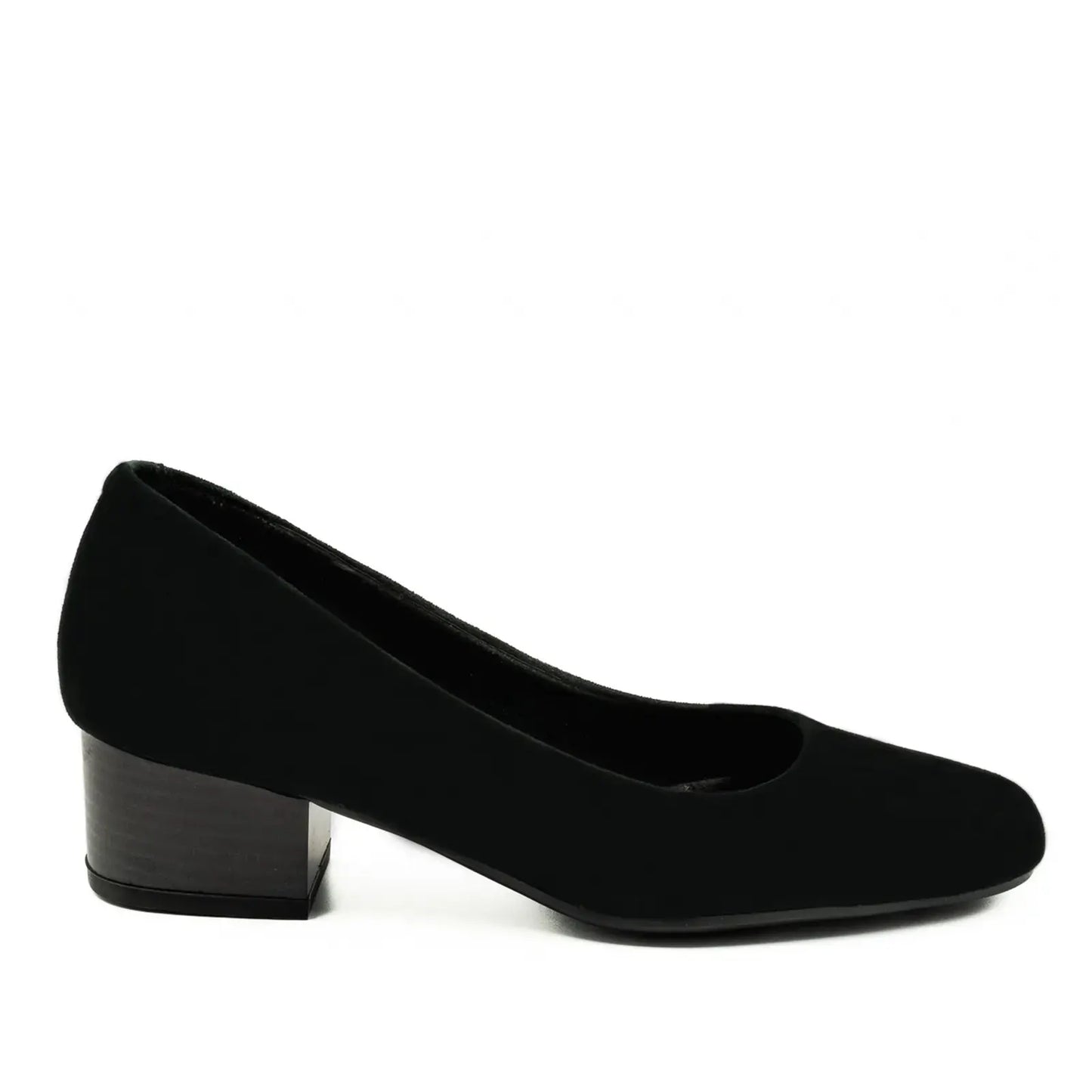 Pantofi dama casual Anna Viotti piele intoarsa D34-24100 negru - Goretti - Incaltaminte din piele naturala