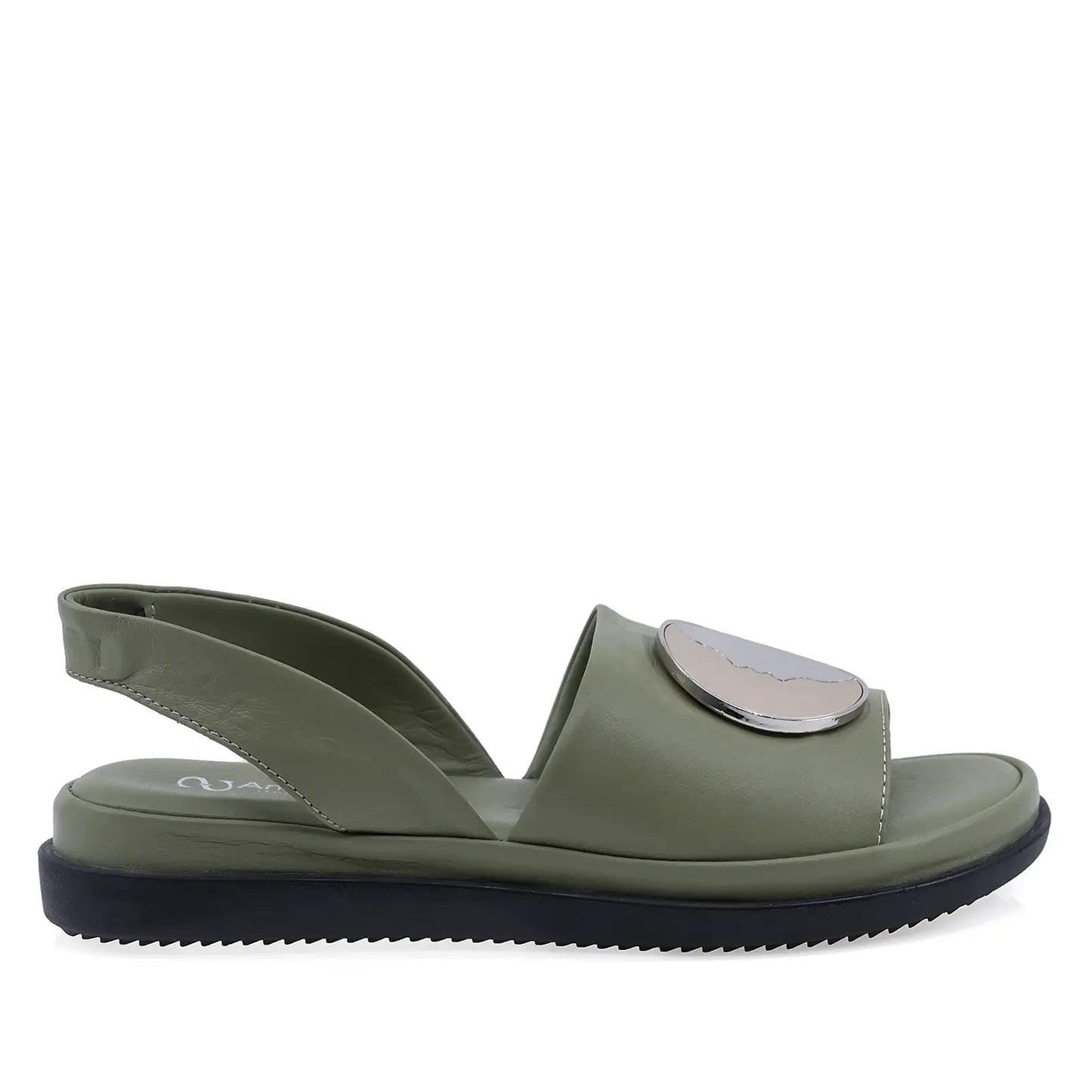 Sandale dama casual Anna Viotti piele naturala D30-217 verzi