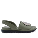 Sandale dama casual Anna Viotti piele naturala D30-217 verzi