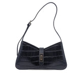 Geantă damă Anna Viotti piele naturala CS9291-001 neagra