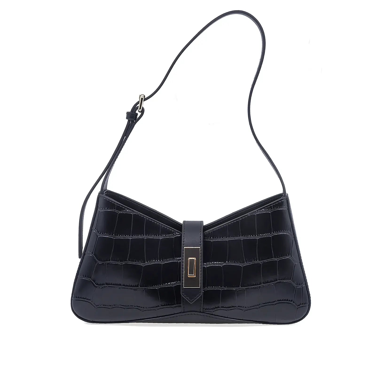 Geantă damă Anna Viotti piele naturala CS9291-001 neagra