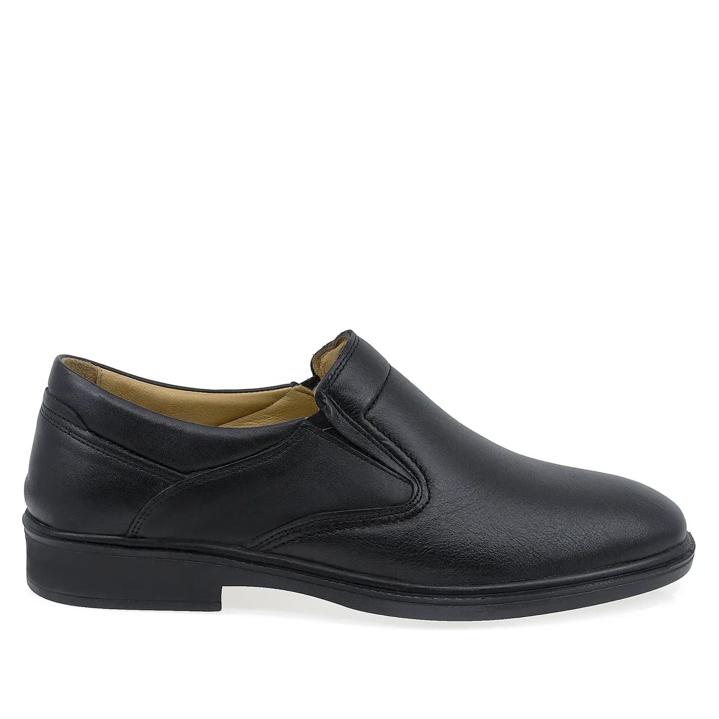 Pantofi barbati casual Goretti piele naturala B28-427 negru