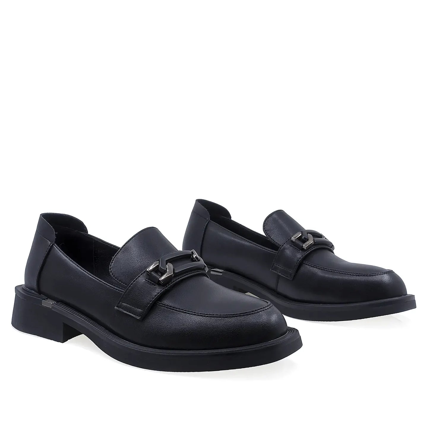Pantofi Dama Casual Anna Viotti Piele naturala D106-L393-B05-T107 Negru