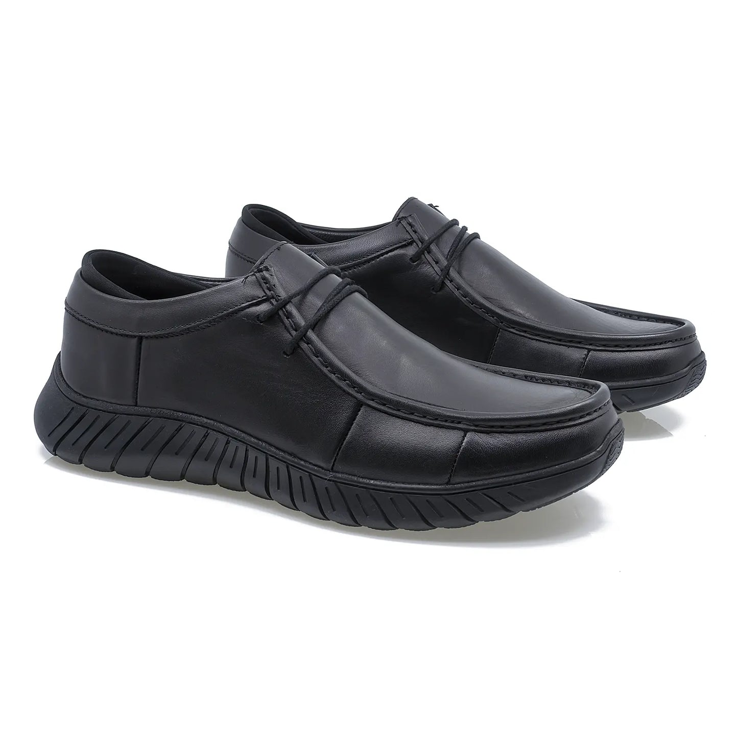 Pantofi barbati casual Goretti piele naturala B64-1453 negru