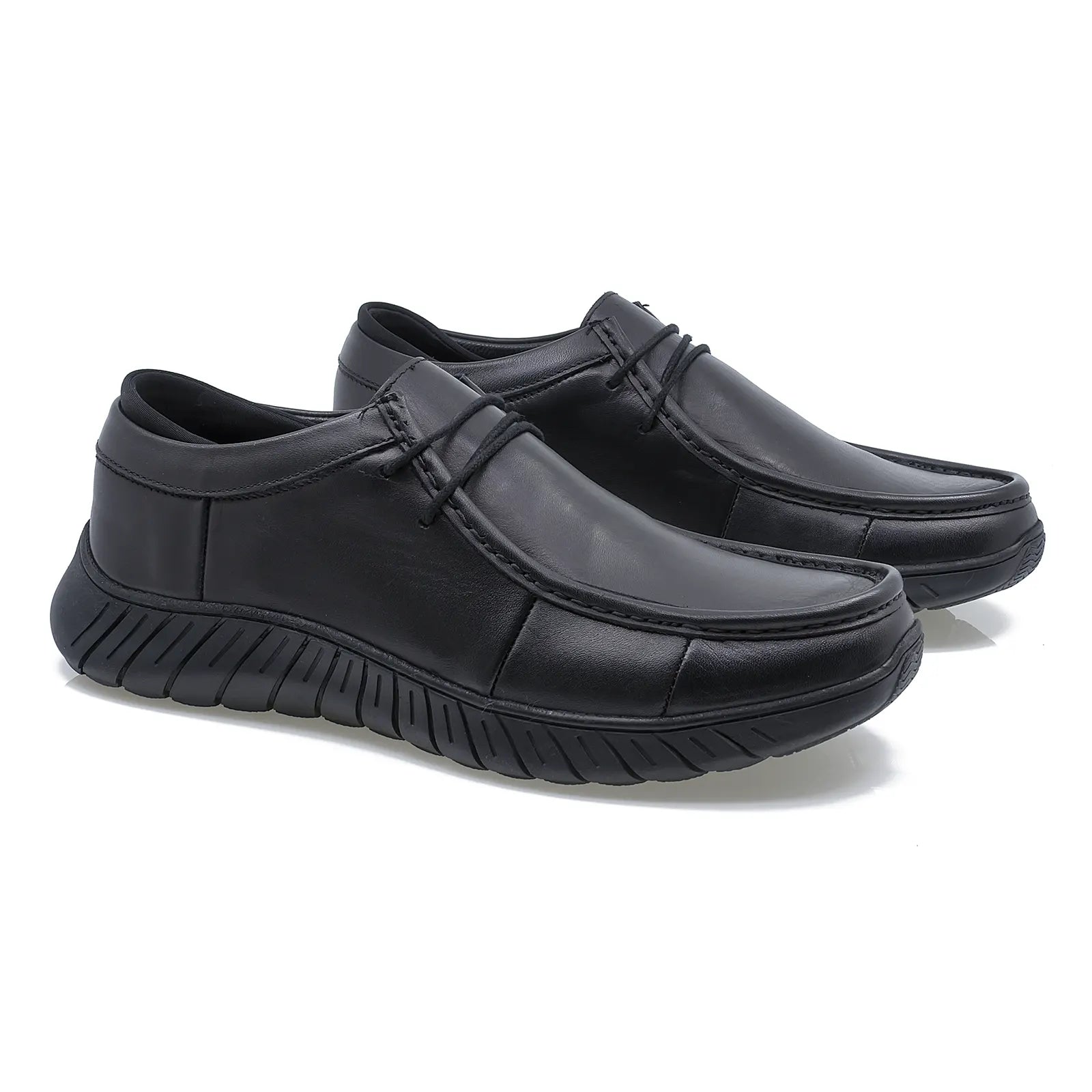 Pantofi barbati casual Goretti piele naturala B64-1453 negru