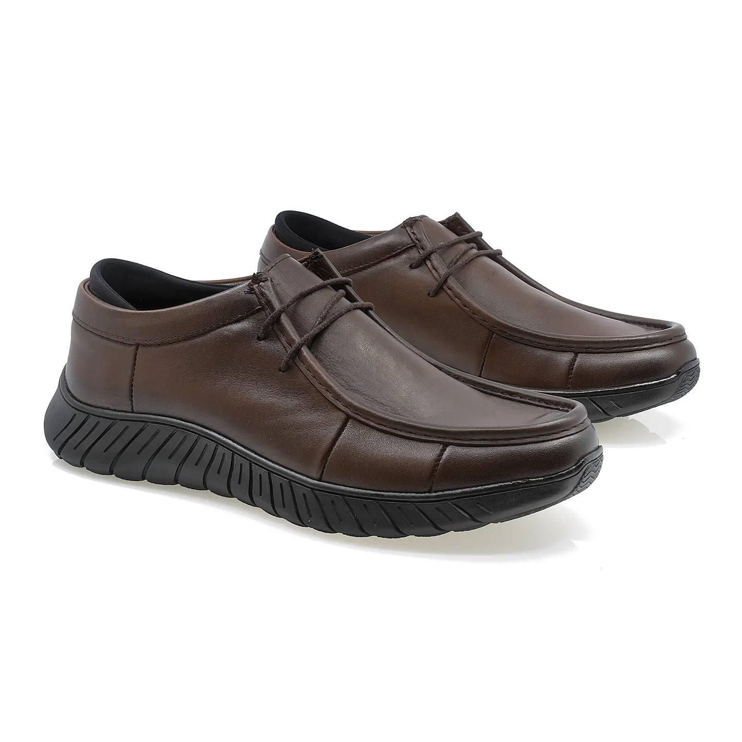 Pantofi barbati casual Goretti piele naturala B64-1453 maro