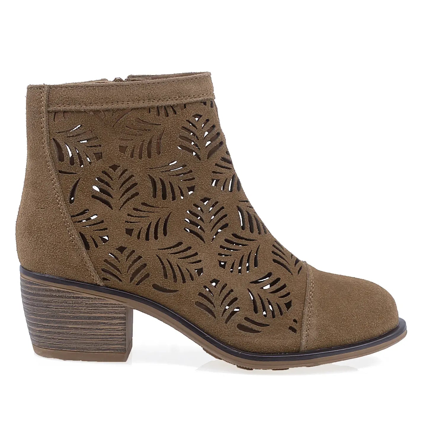 Ghete Dama de vara Casual Anna Viotti Piele intoarsa D116-2600-01R camel
