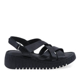 Sandale dama casual Anna Viotti piele naturala D56-755 negre