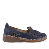Pantofi Dama Casual Anna Viotti Piele naturala D27-04158 bleumarin