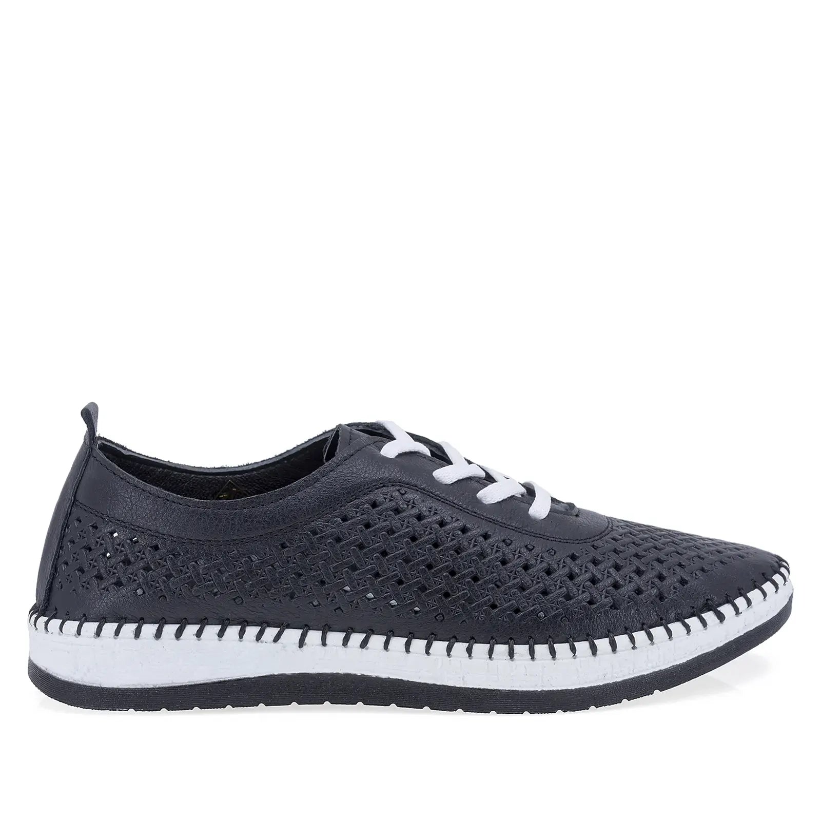 Pantofi Dama Casual Anna Viotti Piele naturala D74-405 negru