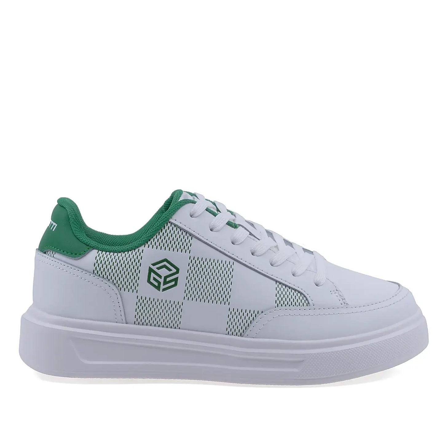 Pantofi Dama Casual Anna Viotti Piele naturala D100-CL33891 alb/verde