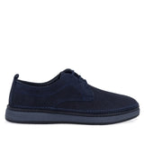 Pantofi barbati casual Goretti piele nabuc B69-321 bleumarin