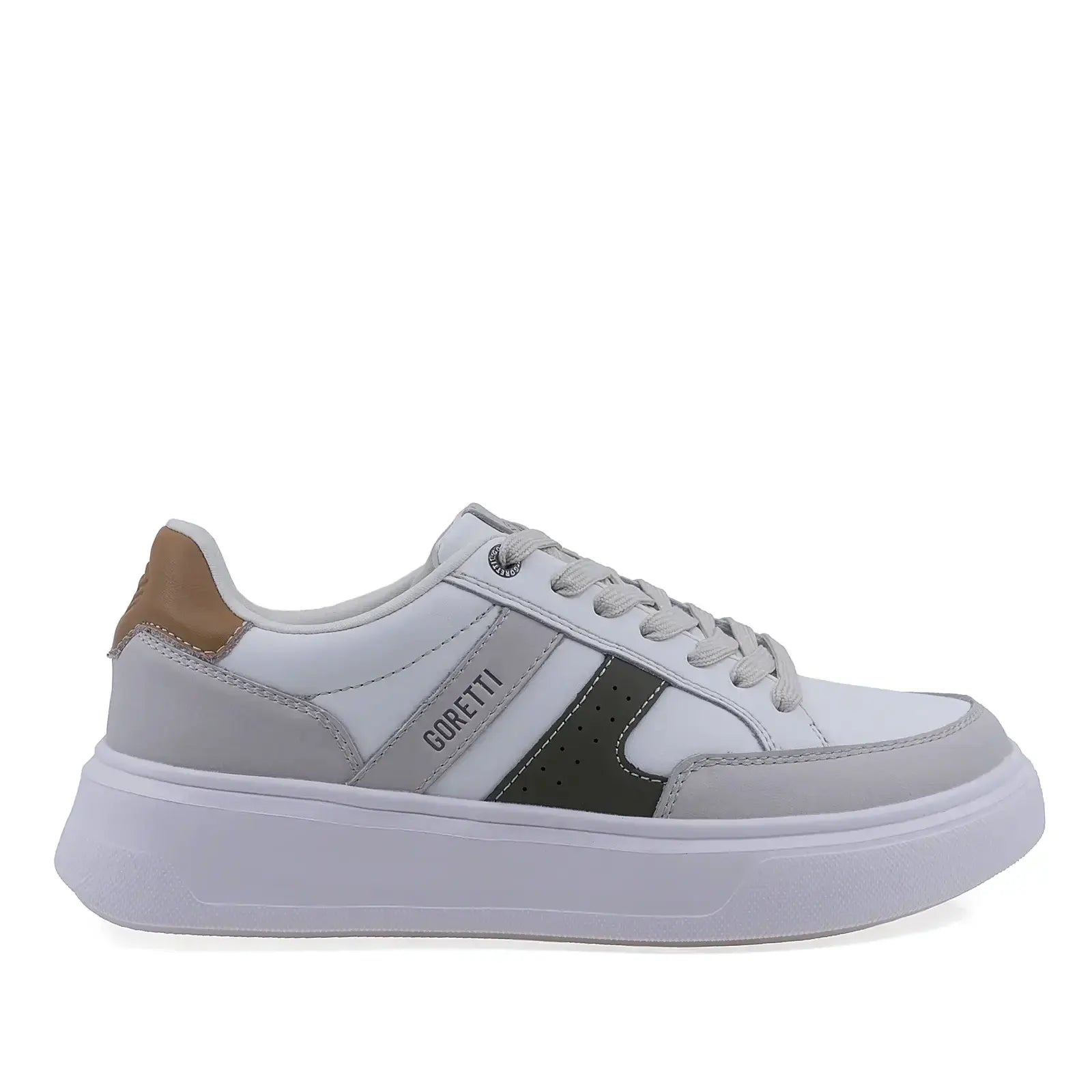 Pantofi barbati casual Goretti piele naturala B115-25SCM024 bej