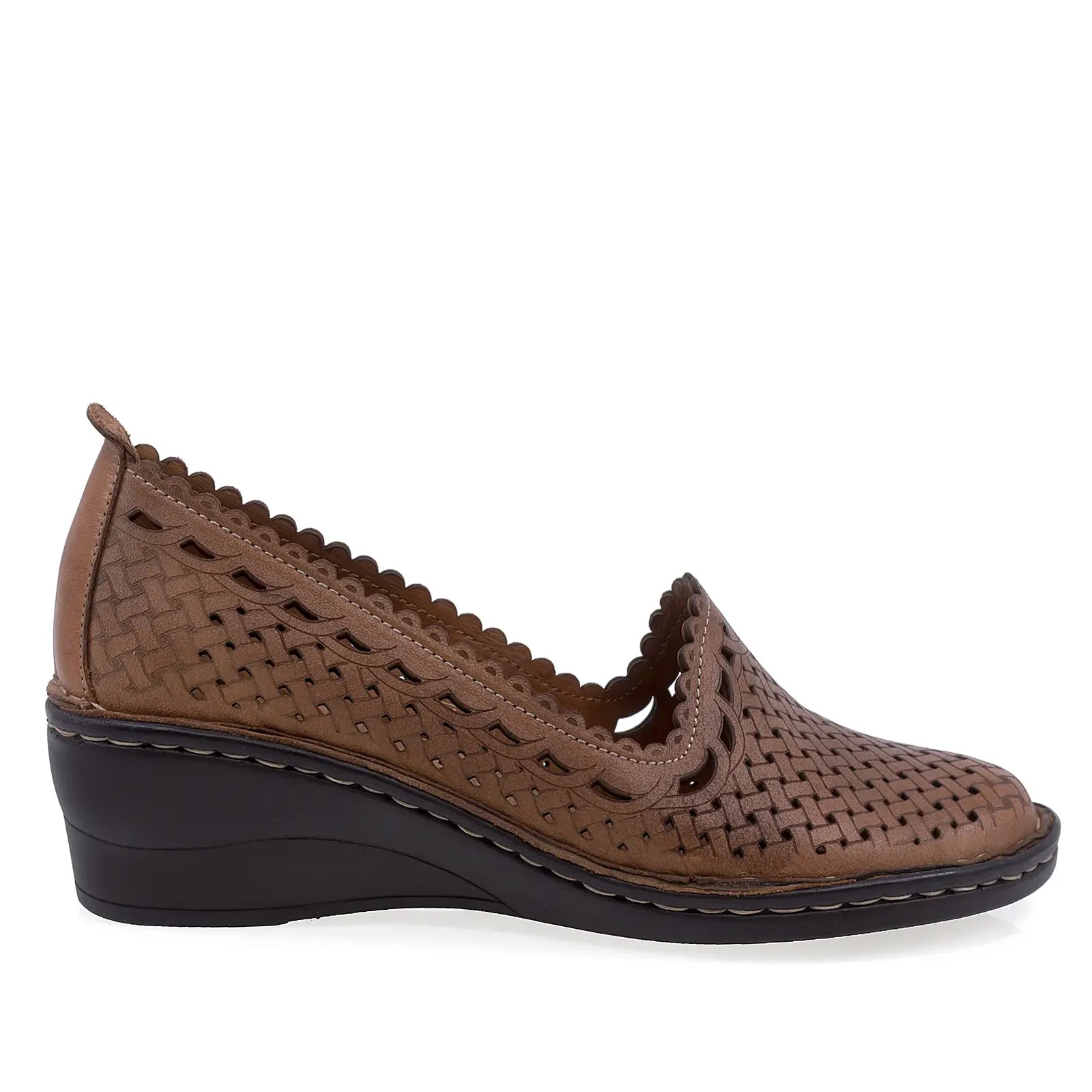 Pantofi Dama Casual Anna Viotti Piele naturala D5011-1-04 maro