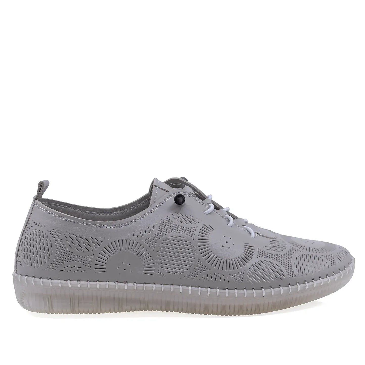 Pantofi Dama Casual Anna Viotti Piele naturala D43-01 crem