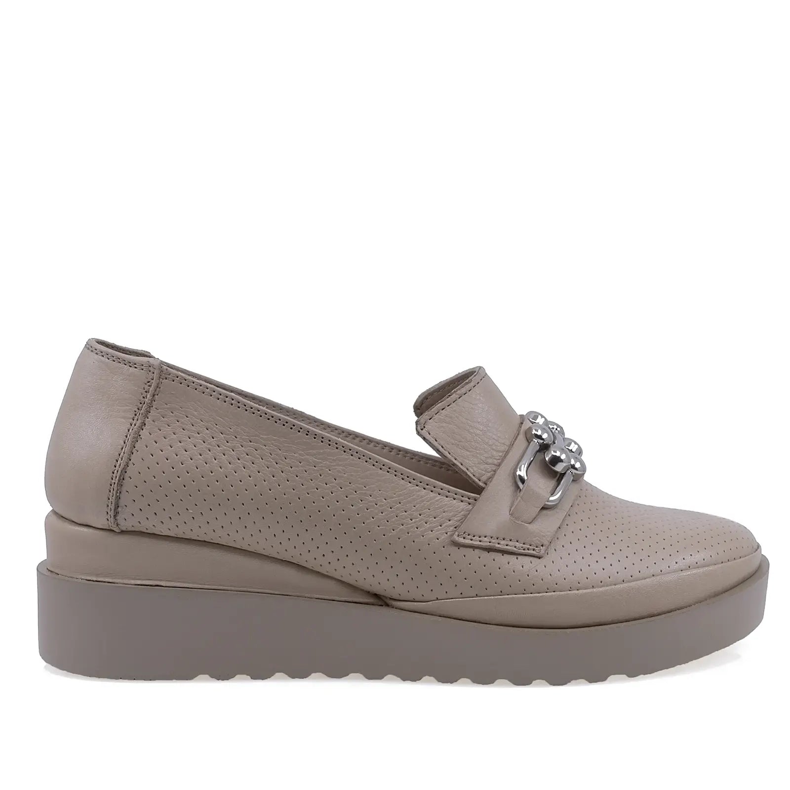Pantofi Dama Casual Anna Viotti Piele naturala D22-S444 bej