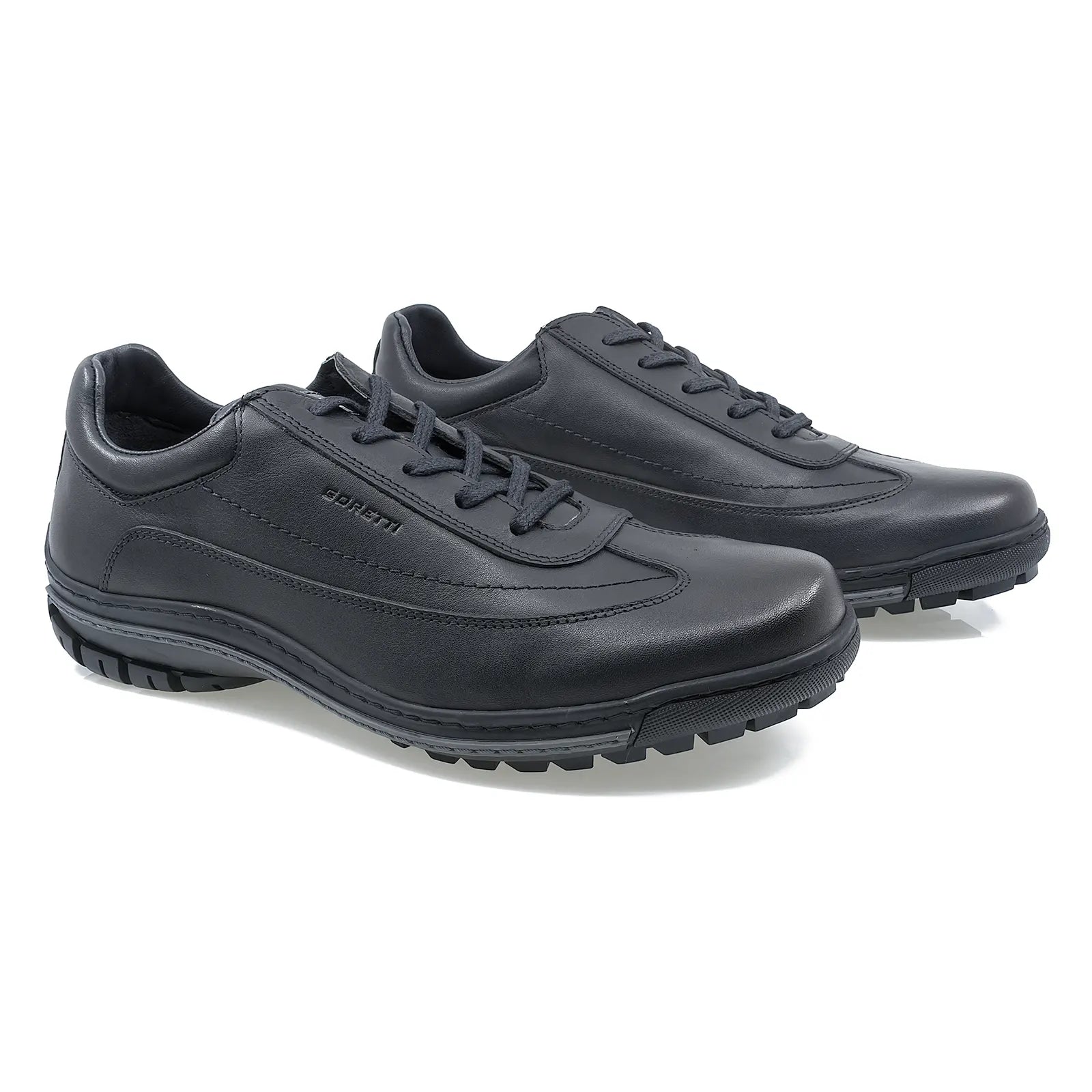 Pantofi barbati casual Goretti piele naturala B36-1154 negru