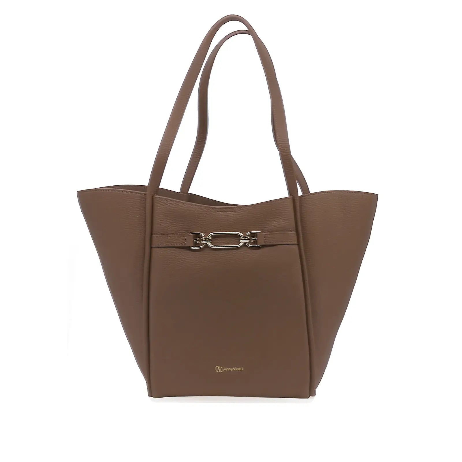 Geantă damă Anna Viotti piele naturala CS7132-001 maro