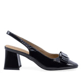 Pantofi dama eleganti Anna Viotti piele lacuita D105-6290P-J395-YT02 negru