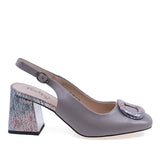 Pantofi dama eleganti Feeling pielenaturala D26-572-01 gri