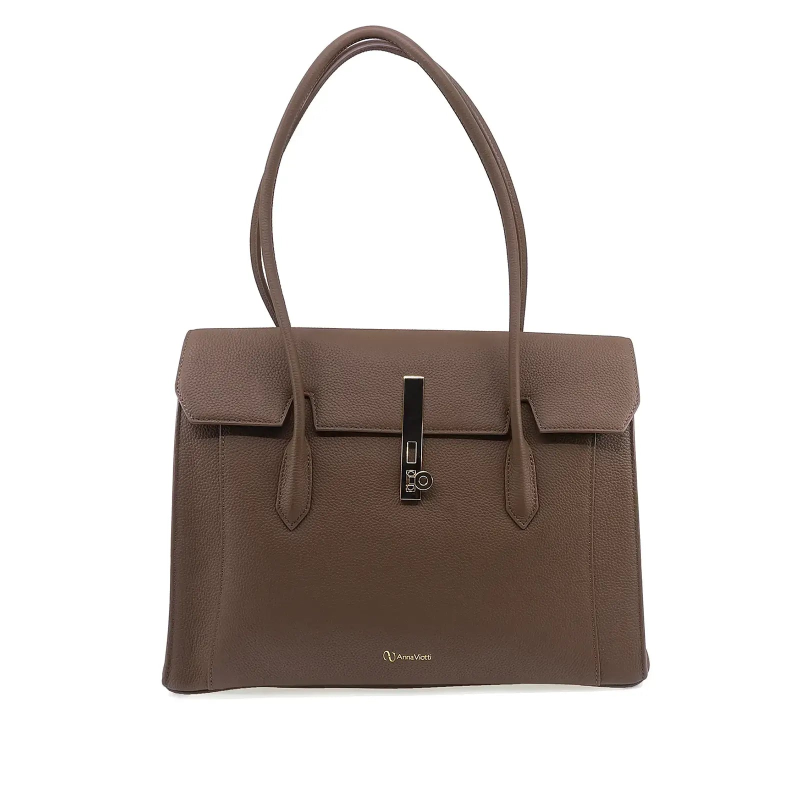 Geantă damă Anna Viotti piele naturala CS9336-001 maro