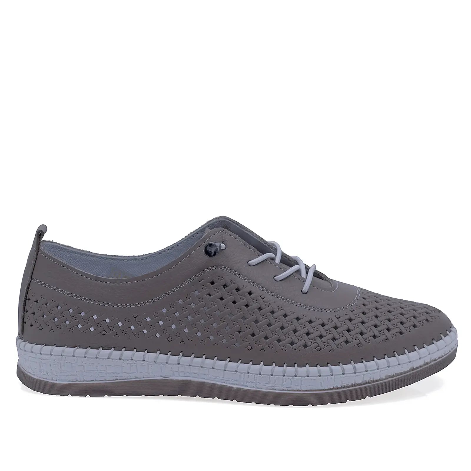 Pantofi Dama Casual Anna Viotti Piele naturala D74-405 gri