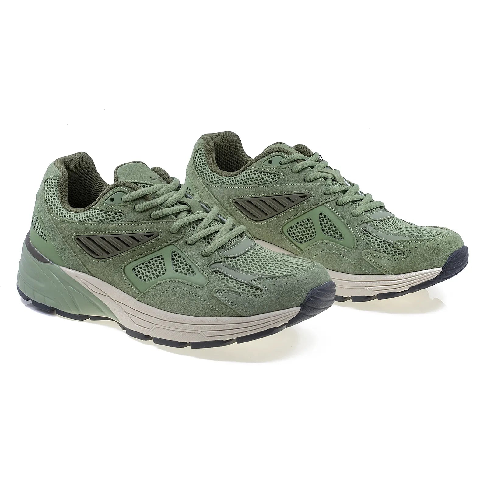 Pantofi barbati sport Goretti piele intoarsa B104-24M8671 verde