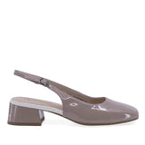 Pantofi dama eleganti Anna Viotti piele lacuita D105-6210P-J300-YT19 cafe