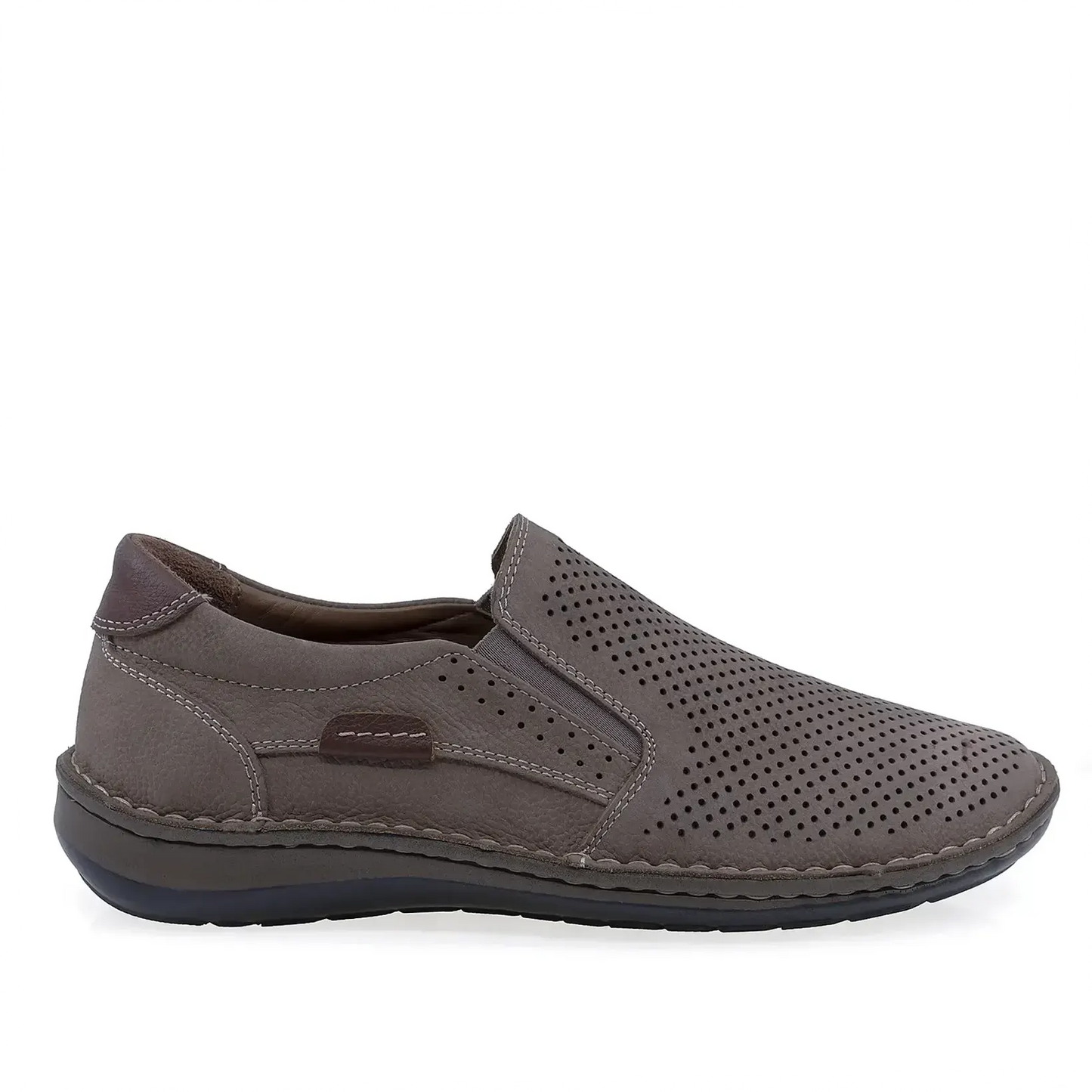 Pantofi barbati casual Goretti piele nabuc B36-9505-1 gri