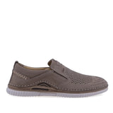 Pantofi barbati casual Goretti piele nabuc B41-1045 gri